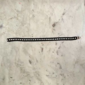 Loren hope gunmetal/crystal bracelet